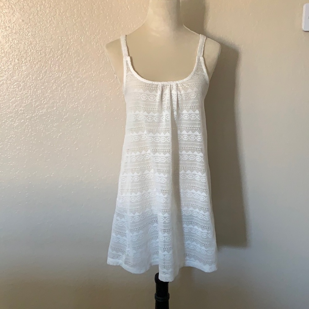 White swim cover